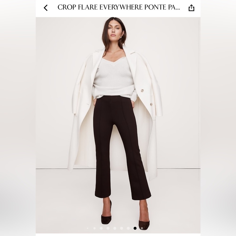 Banana Republic Crop Flare Everywhere Pointe Pant - Picture 1 of 15